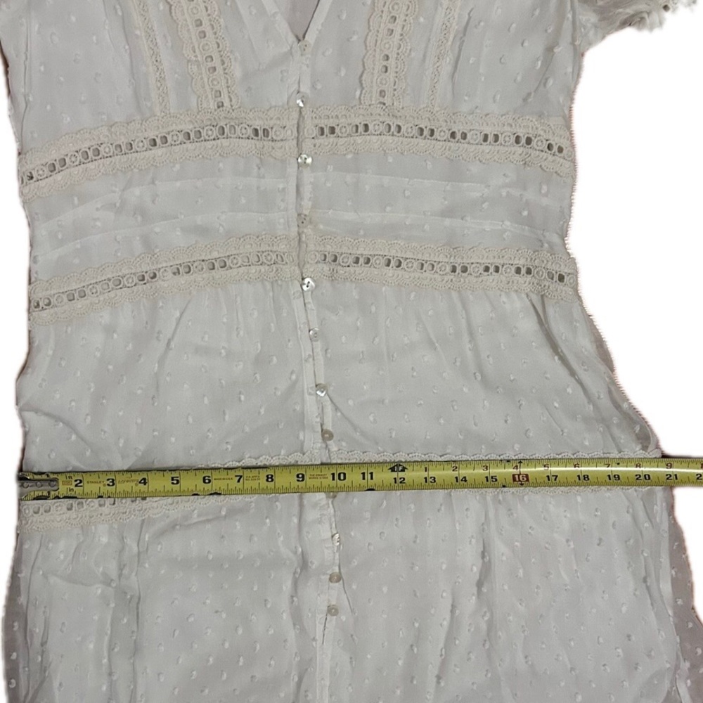 SALE Solstice Lace Inset Button-Front Maxi Dress (RAHI for Urban Outfitters) - Picture 7 of 9